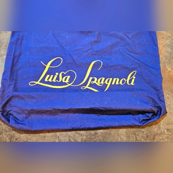 Large Luisa Spagnoli Drawstring Dust Bag Cover Protector Pouch Storage Travel - Picture 2 of 6